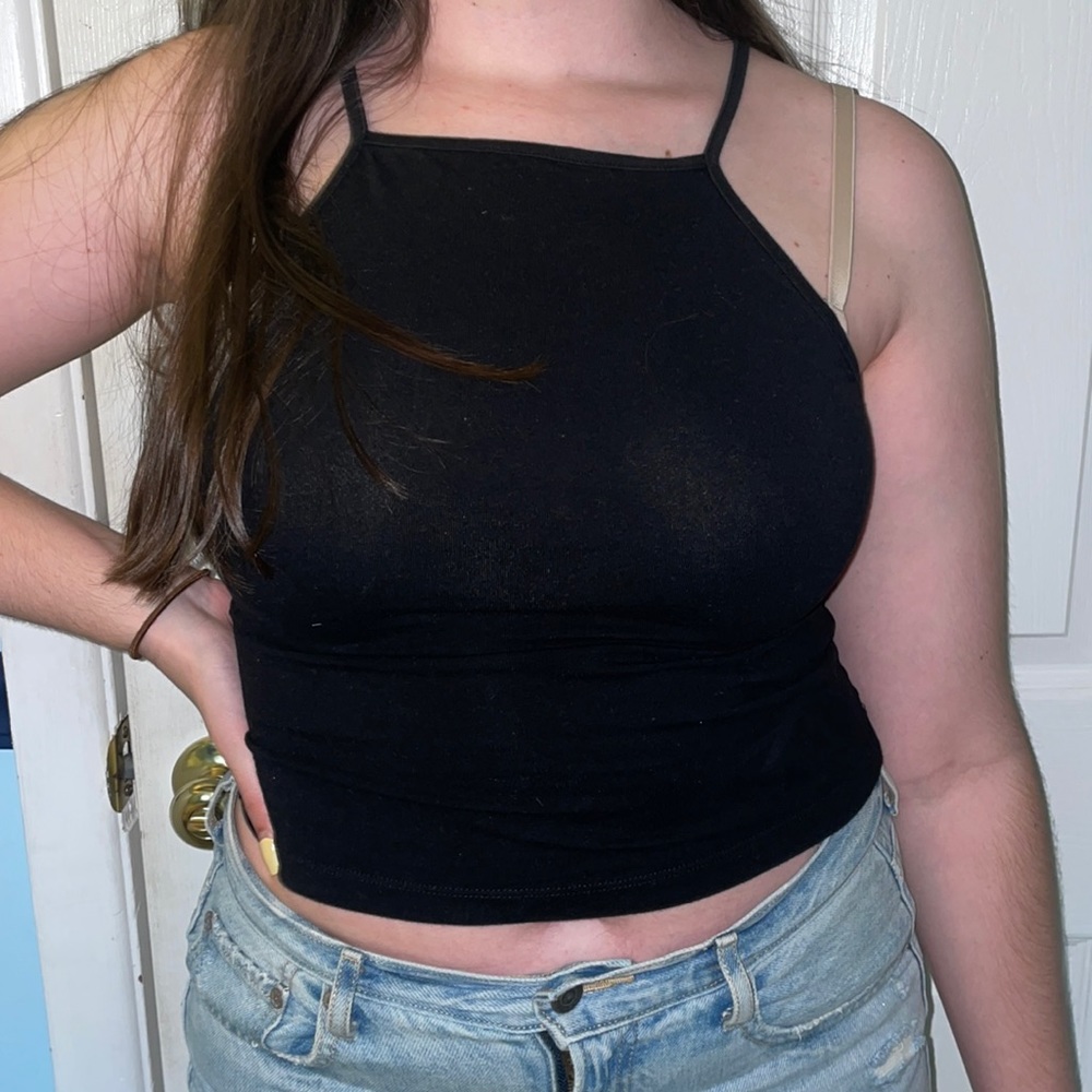 High-Neck Garage Tank Top